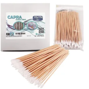1000PCs 6" Inch Long Cotton Swabs with Bamboo Wooden Handles Cotton Tipped Applicator by VASTMED | Ideal for Application of Medication, Cleaning Skin, Arts and Crafts Remover Tool