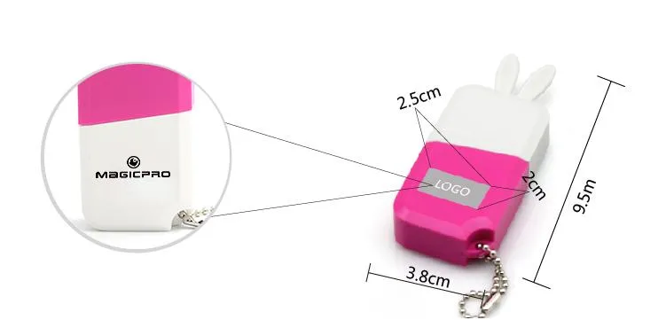 4 Piece Manicure Set In Case With Rabbit Ears