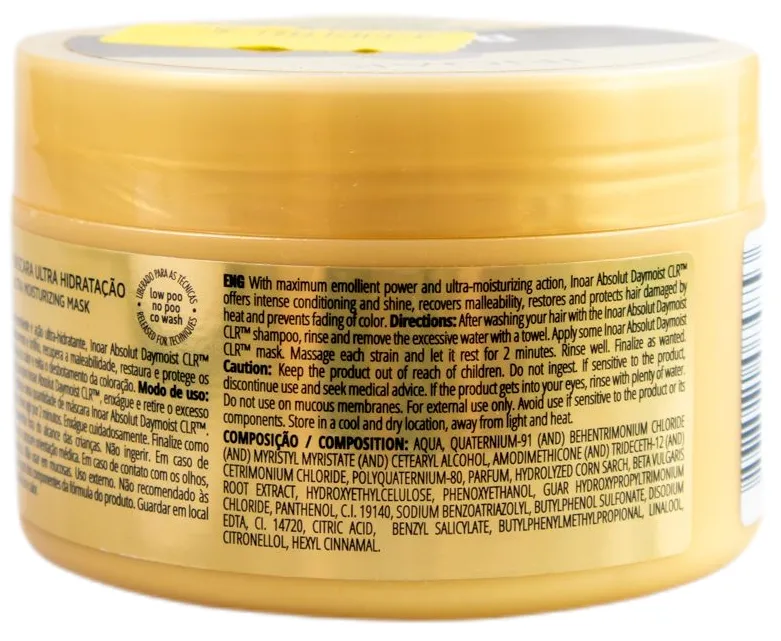 Absolut DayMost CLR Treatment Mask 250g - Inoar