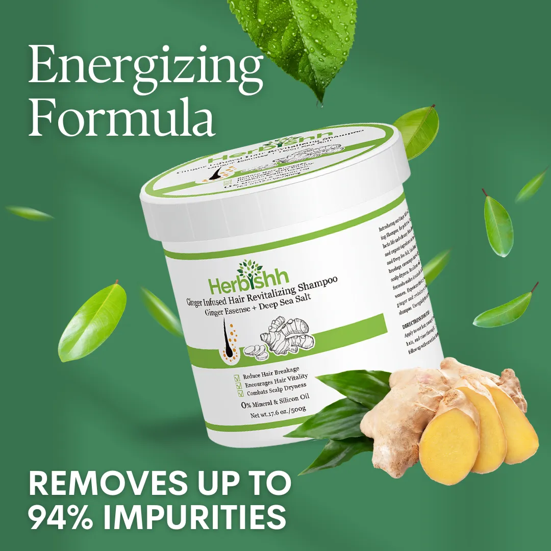 AS - Ginger Shampoo & Hair Mask Combo Pack - Herbishh
