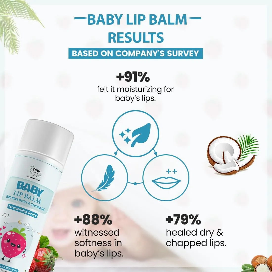 Baby Lip Balm for Dry Lips.