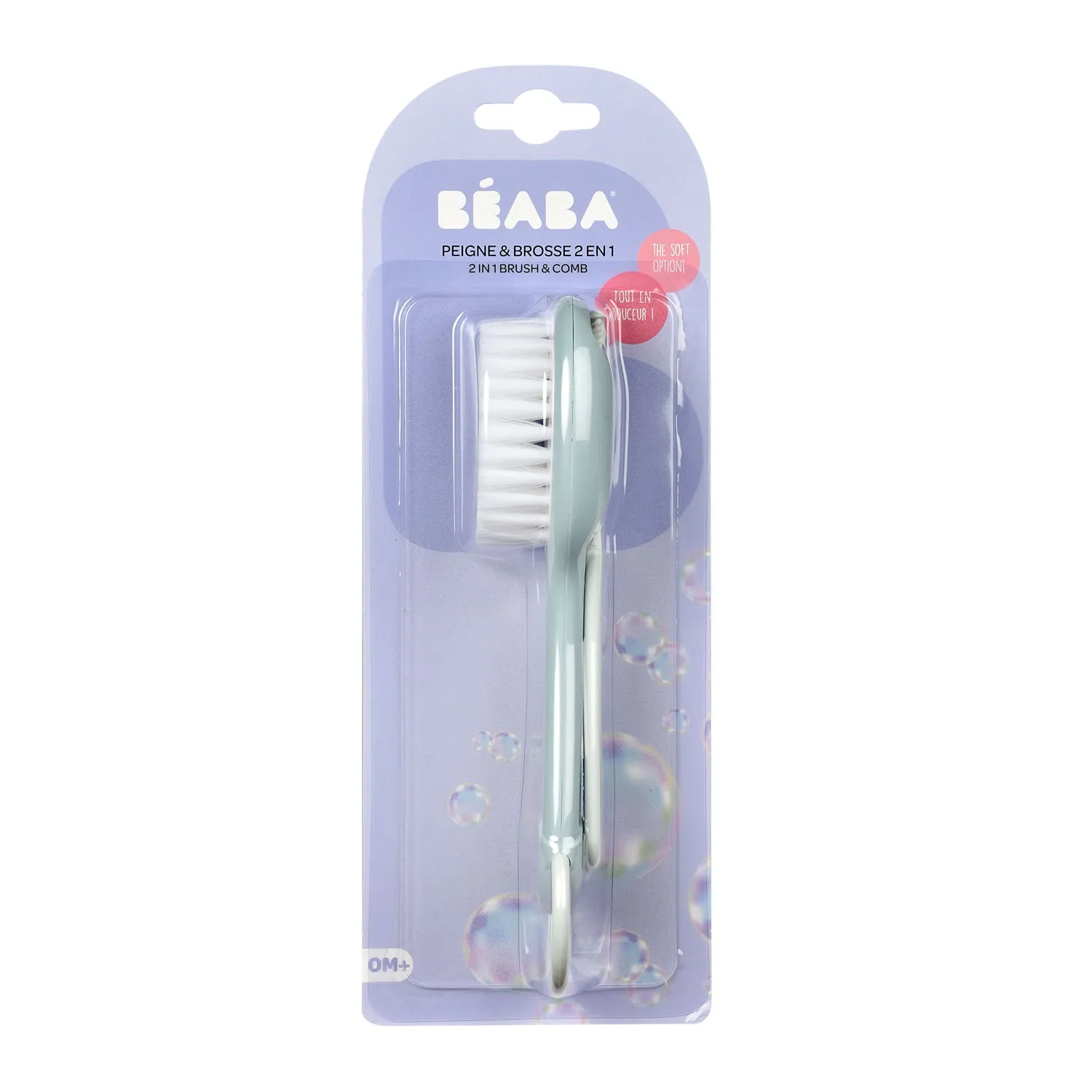 Beaba Baby Brush & Comb - Green