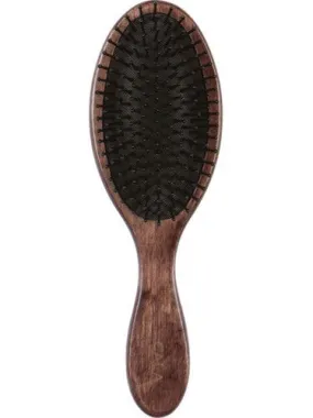 Brush Hair Oval Dark Wood Men's 66114