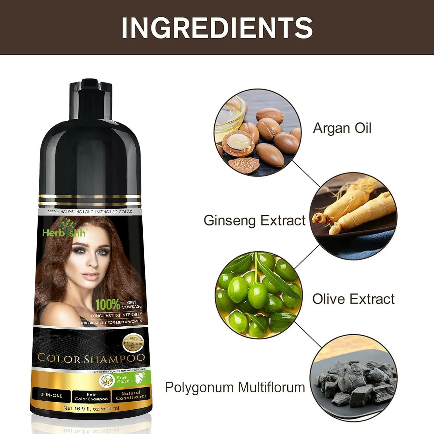 Buy 1 Pc Color Shampoo & Pro Keratin Hair Mask - Herbishh