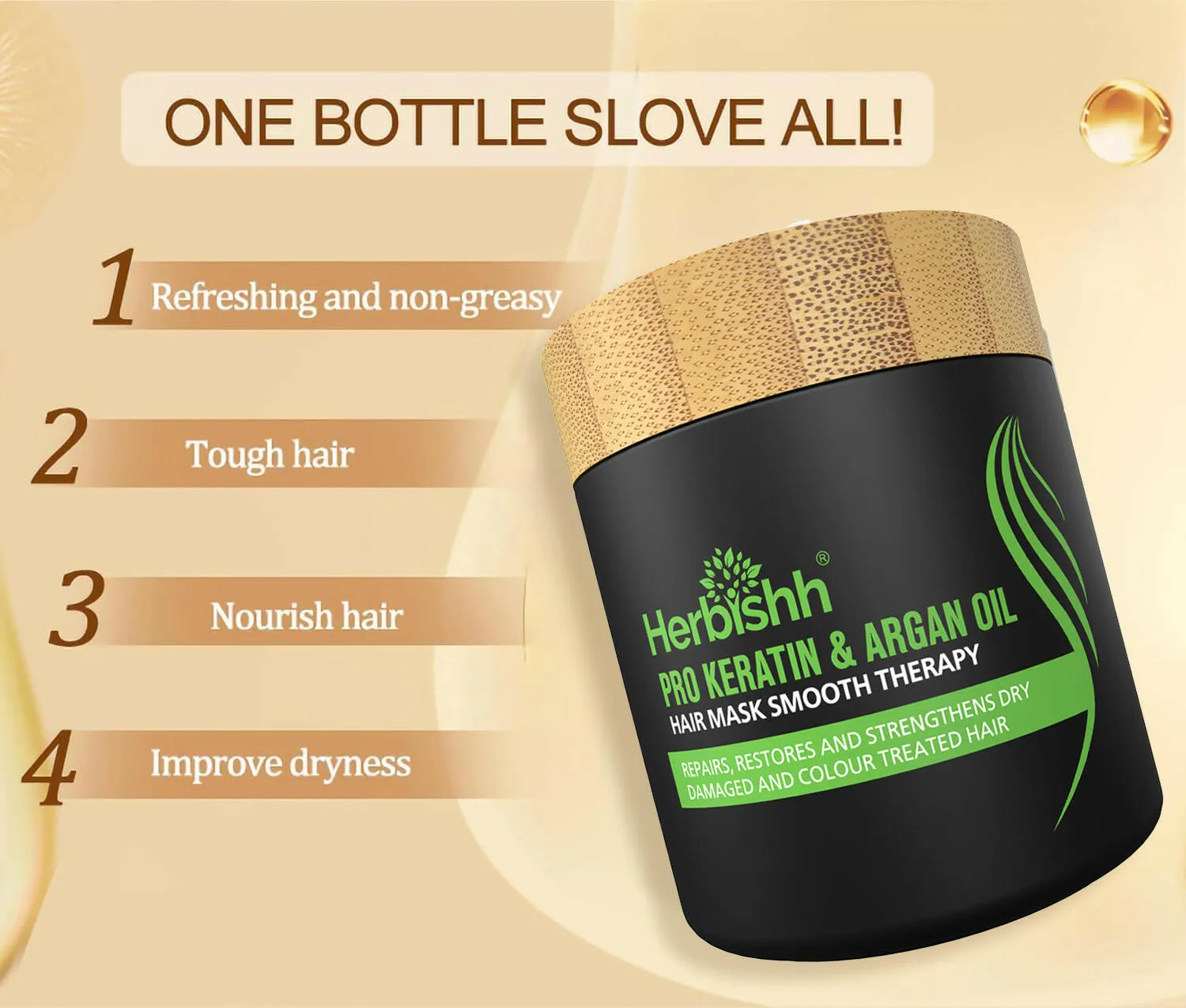 Buy 1 Pc Color Shampoo & Pro Keratin Hair Mask - Herbishh