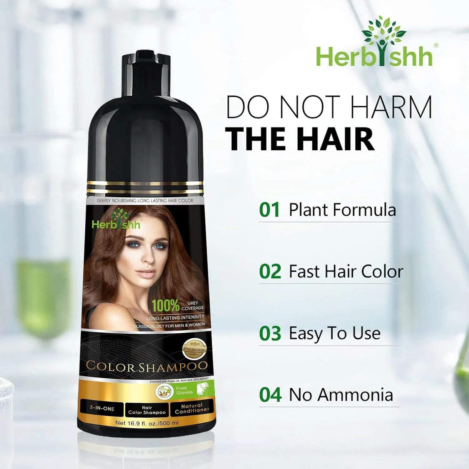 Buy 1 Pc Color Shampoo & Pro Keratin Hair Mask - Herbishh