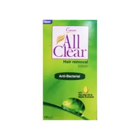 Caresse All Clear Hair Removal Lotion Antibacterial 120g