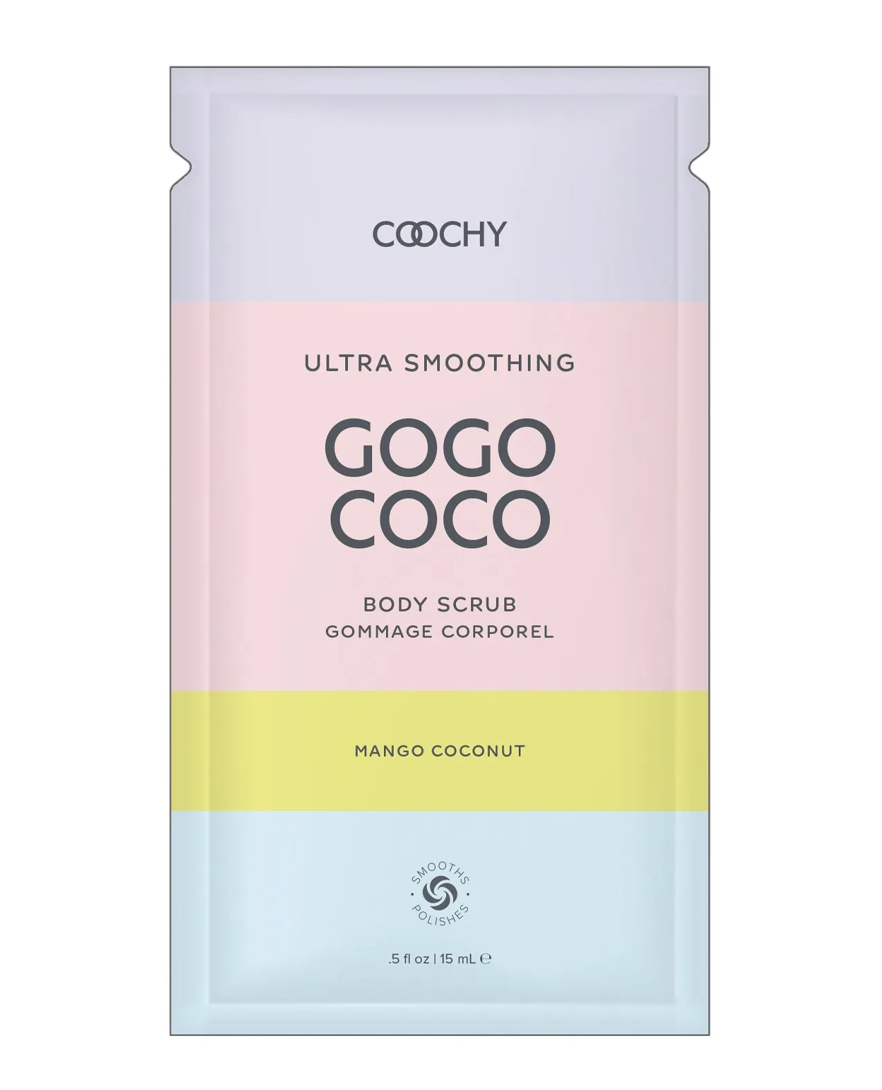 COOCHY Ultra Smoothing Body Scrub Foil - .35 oz Mango Coconut