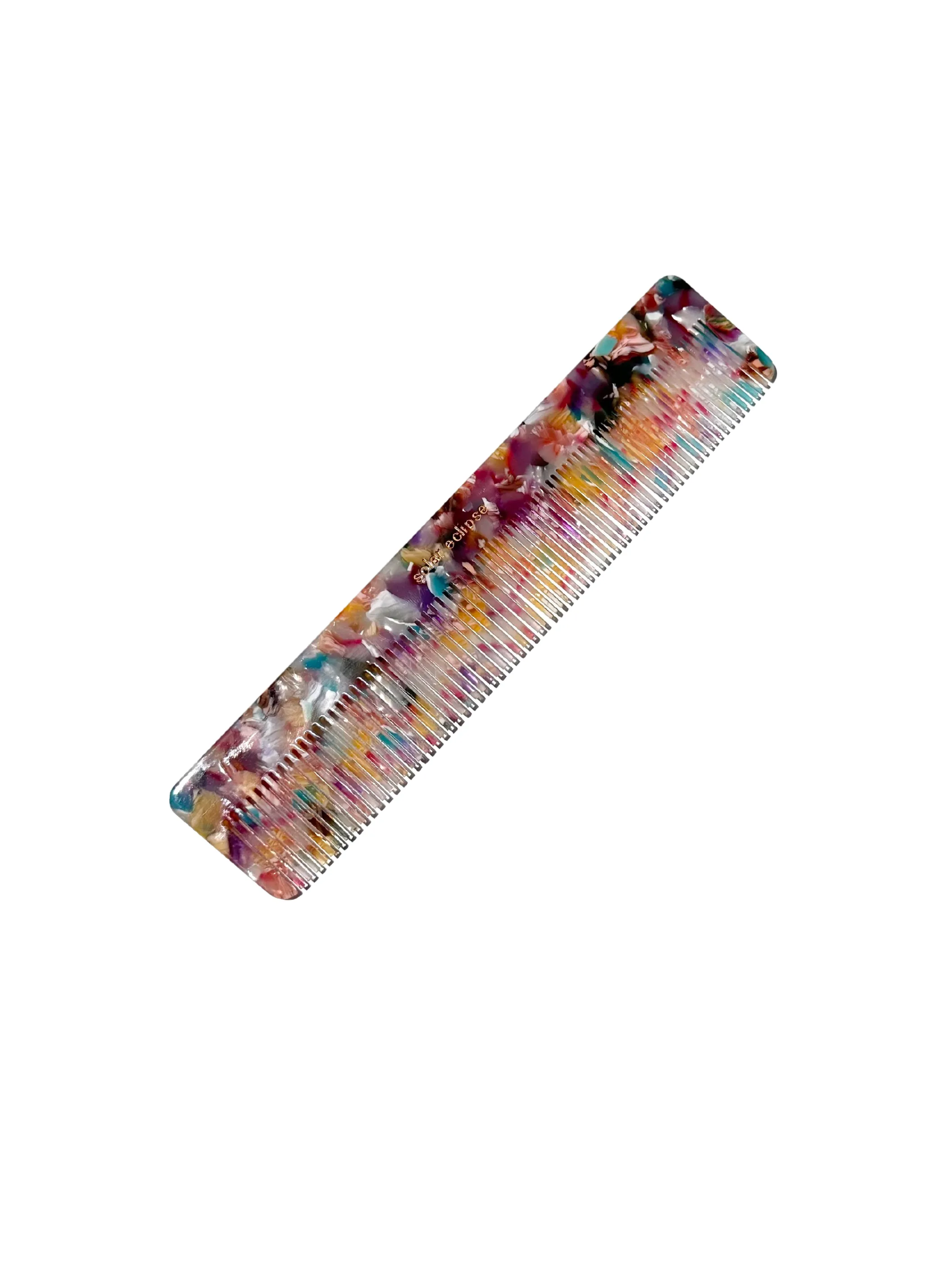 Daily Fine Acetate Hair Comb | Eco-Friendly