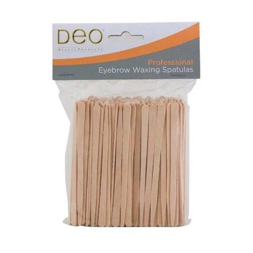 Deo Professional Eyebrow Waxing Spatulas 200pk