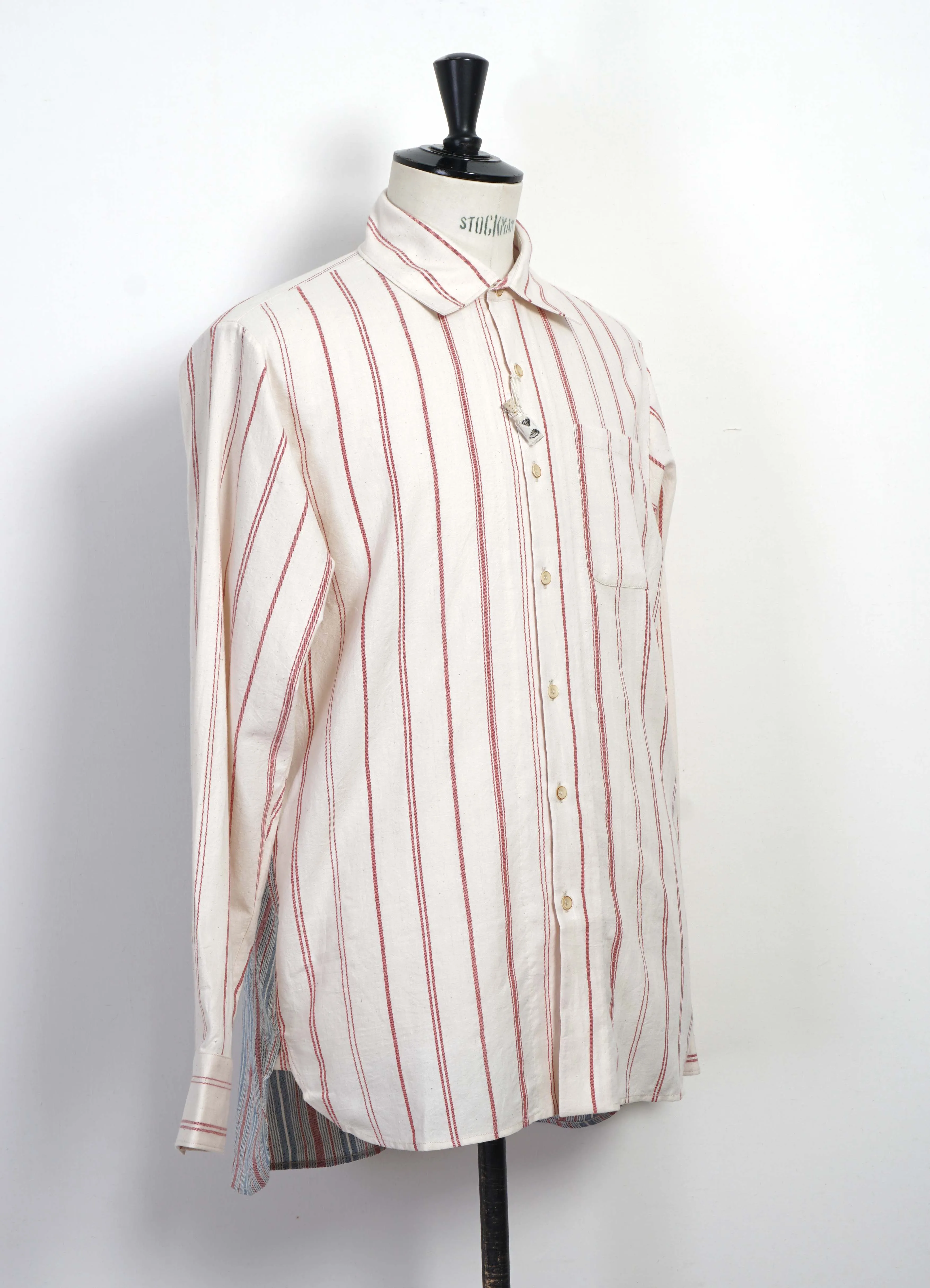 FRED | Striped Patchwork Shirt | Multicolour