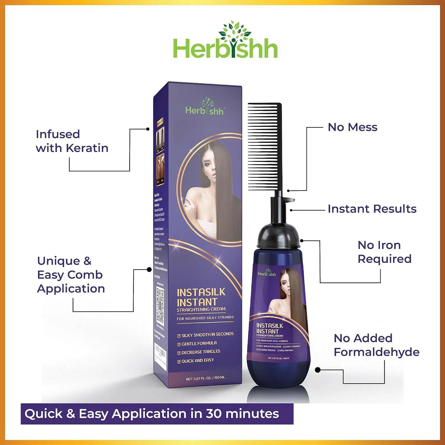 Free Instant Hair Straightener Cream