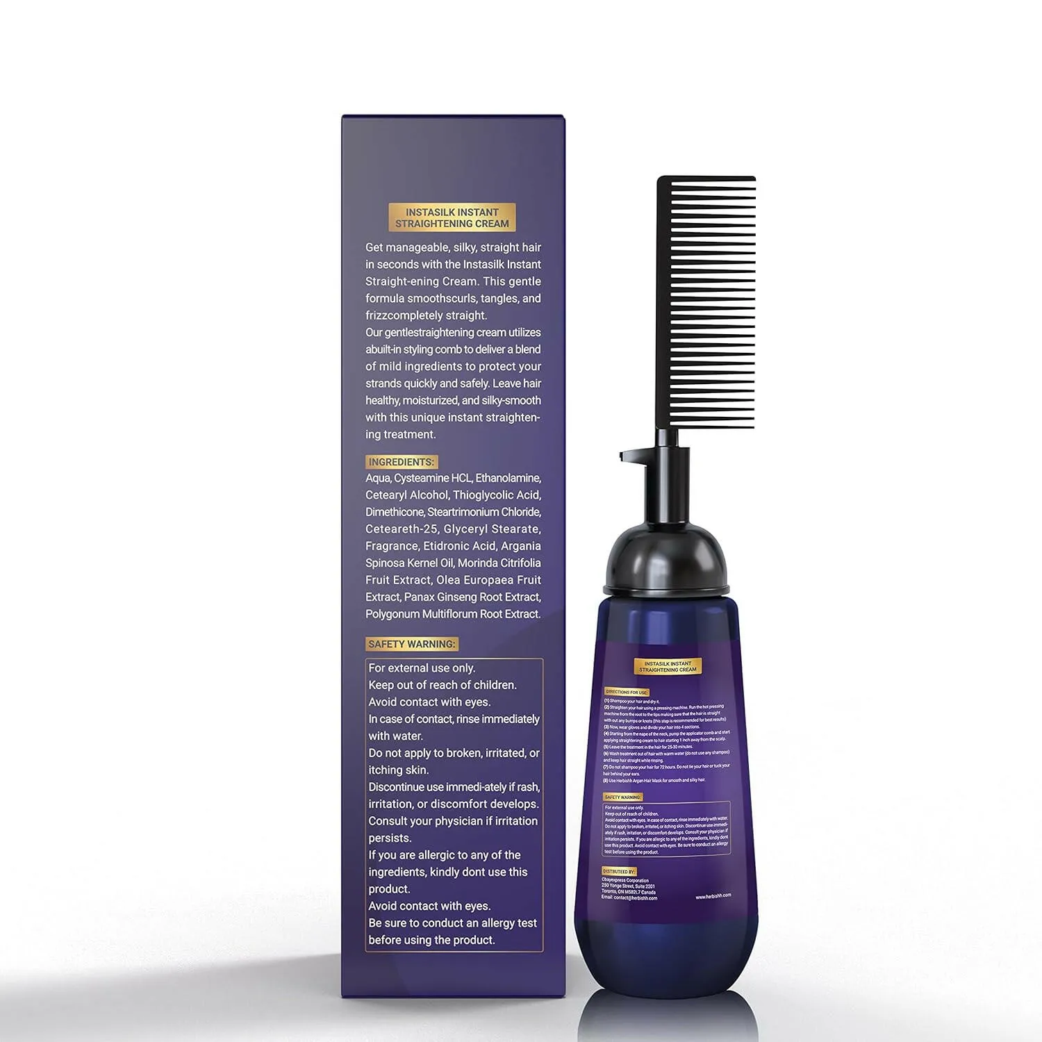 Free Instant Hair Straightener Cream