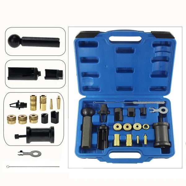 GT-IPRI-18Pcs Injector Puller Removal Installer Tool Set For VAG VW Audi Seat Skoda 1.4 1.6 1.8 2.0 V6 V8 FSI Petrol