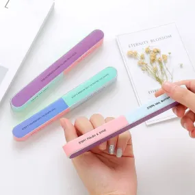 HUXIABEAUTY Nail Polishing Manicure Set Nail Buffer 7 Sides Sandpaper Nail File