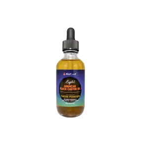 Jamaican Black Castor Oil Infused with Chebe Powder Light