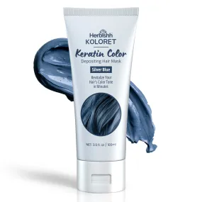Koloret Keratin Color Depositing Hair Mask Silver Blue