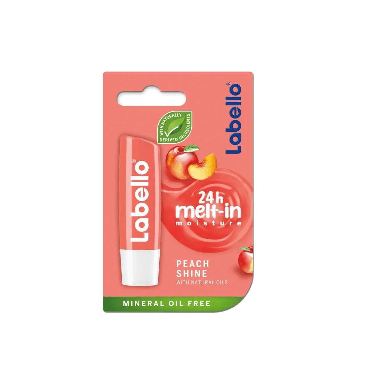 Labello Lip Balm Moisturising Lip Care Peach Shine 4.8g