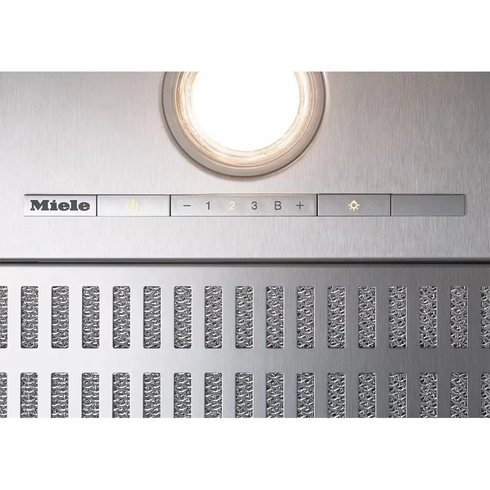 Miele DA2360-SS 58 cm Canopy Cooker Hood, CleanCover - Clean Steel