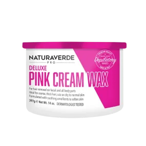 NATURAVERDE PRO - Deluxe Pink Cream Wax (397g)