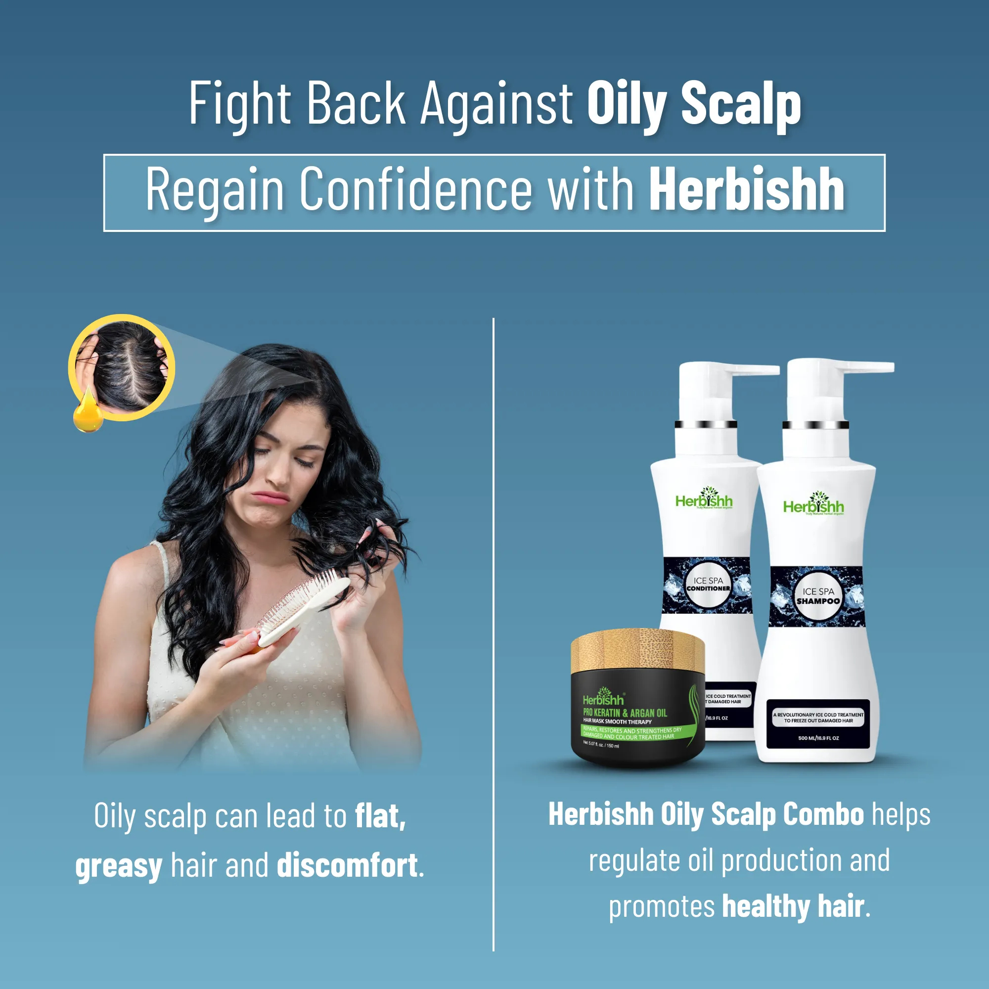 Oily Scalp Combo - Herbishh