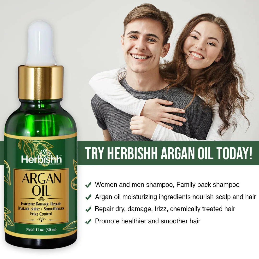 Organic Argan Hair Oil - Herbishh