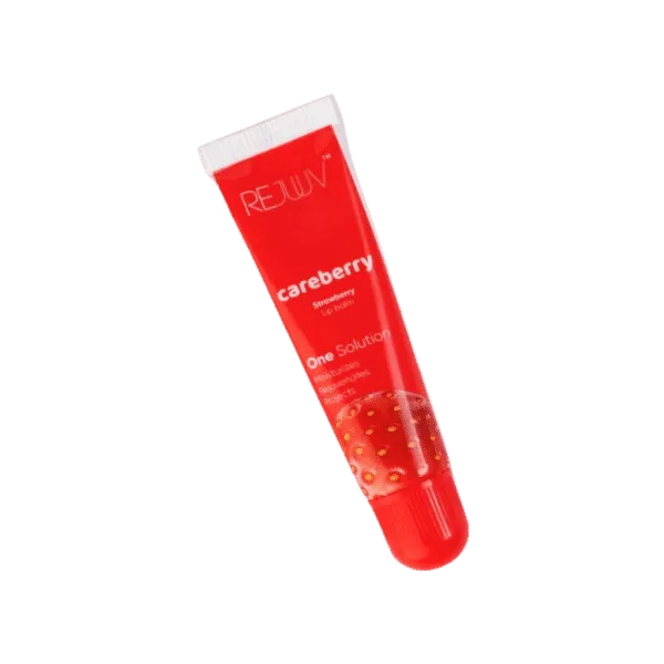 Rejuuv Careberry Strawberry Lip Balm, Moisturizing and Nourishing, 10g