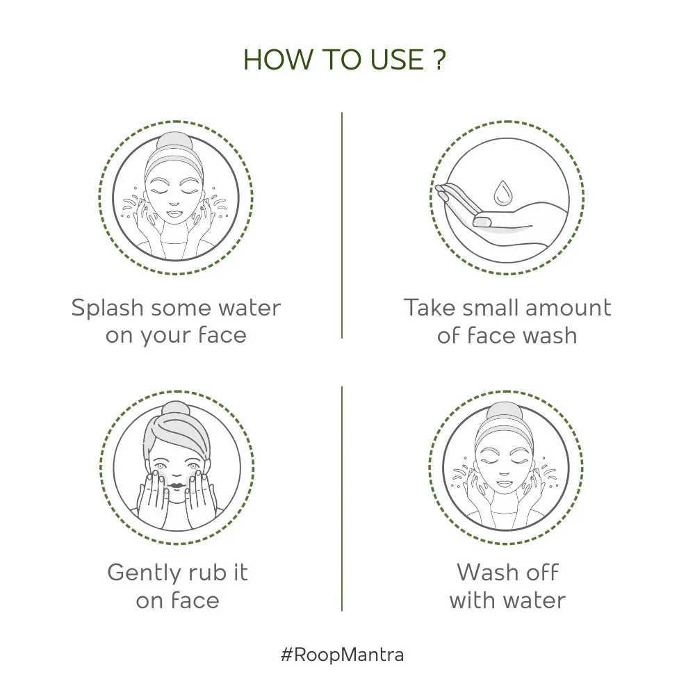 Roop Mantra Ayurvedic Cucumber Face Wash - 115ml
