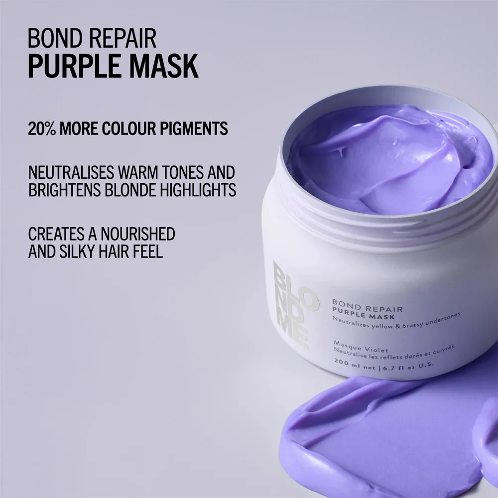 Schwarzkopf Blondme Bond Repair Purple Mask