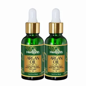 Set of 2pcs Organic Argan Oil - Herbishh