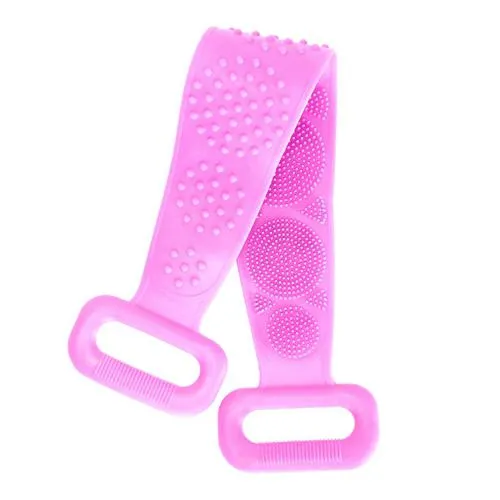 Silicone Back Scrubber Belt for Shower Exfoliating Foaming Body