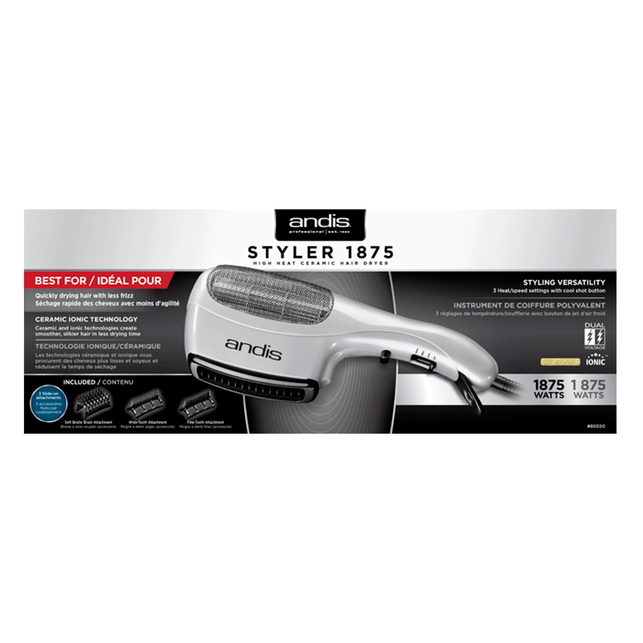 Styler 1875 Ionic/Ceramic Dryer