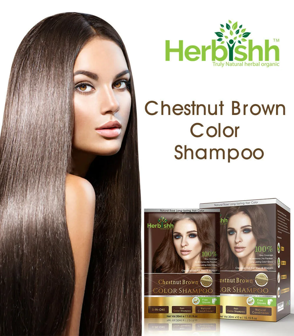 Travel size Color Shampoo Sachets - Herbishh