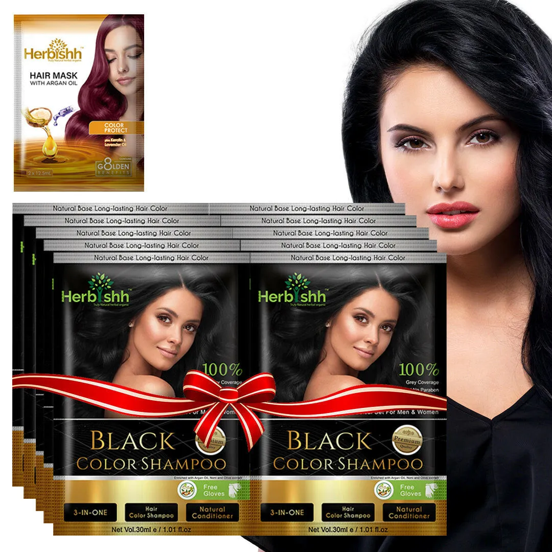 Travel size Color Shampoo Sachets - Herbishh