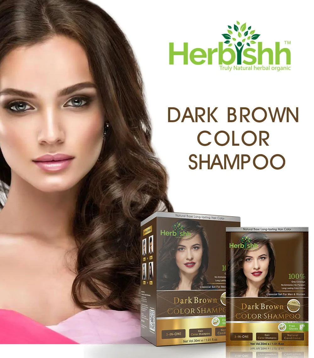 Travel size Color Shampoo Sachets - Herbishh