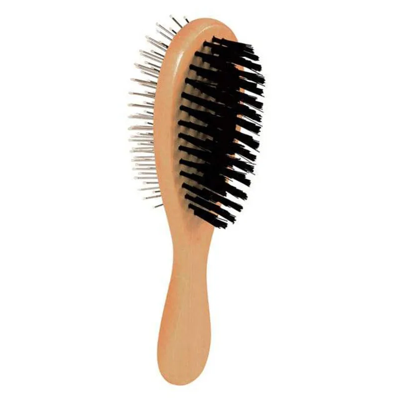 Trixie Dog Double Sided Brush, Pin   Bristles, 21x6 cm