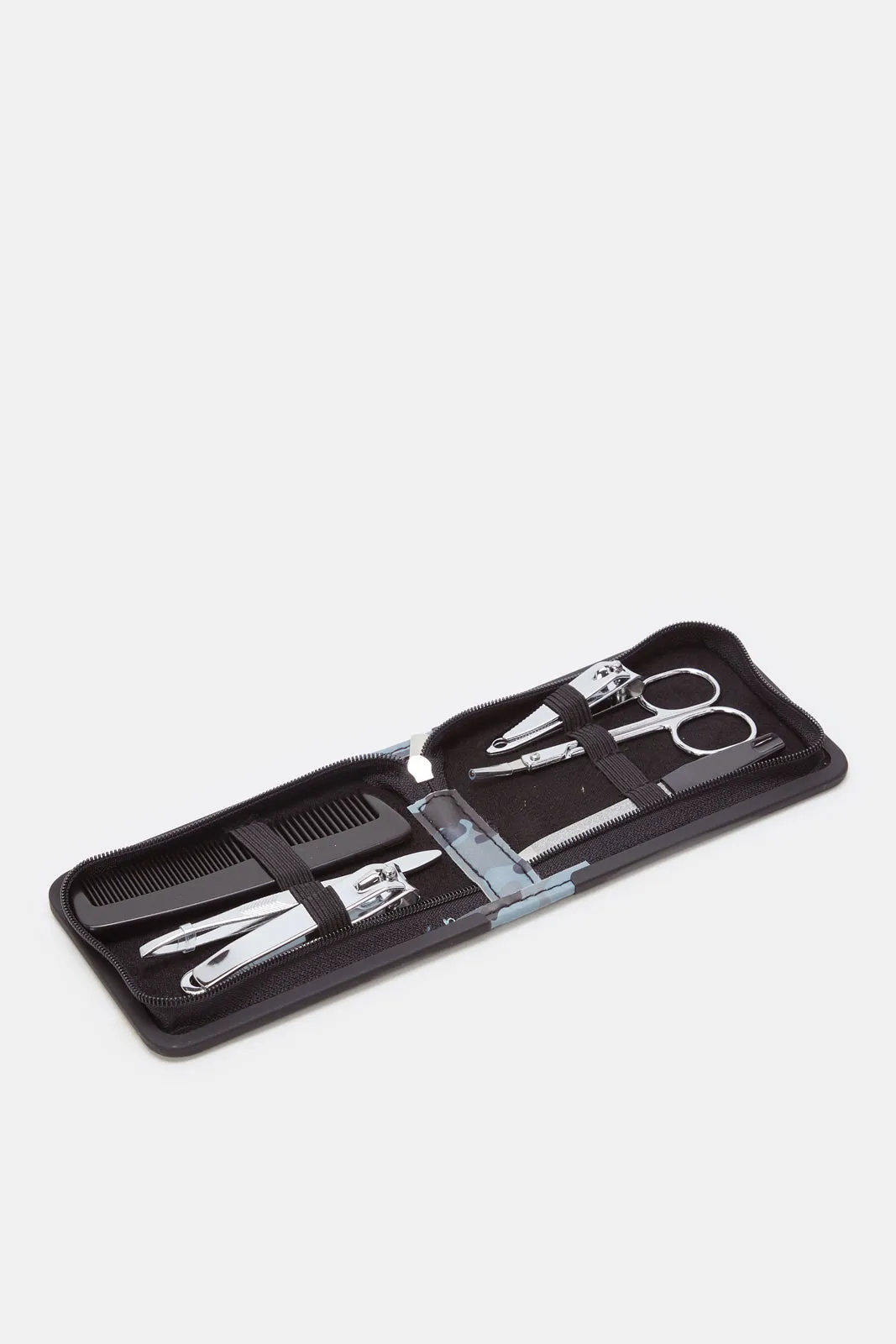 Women Silver Plain Manicure Set (6 Piece)