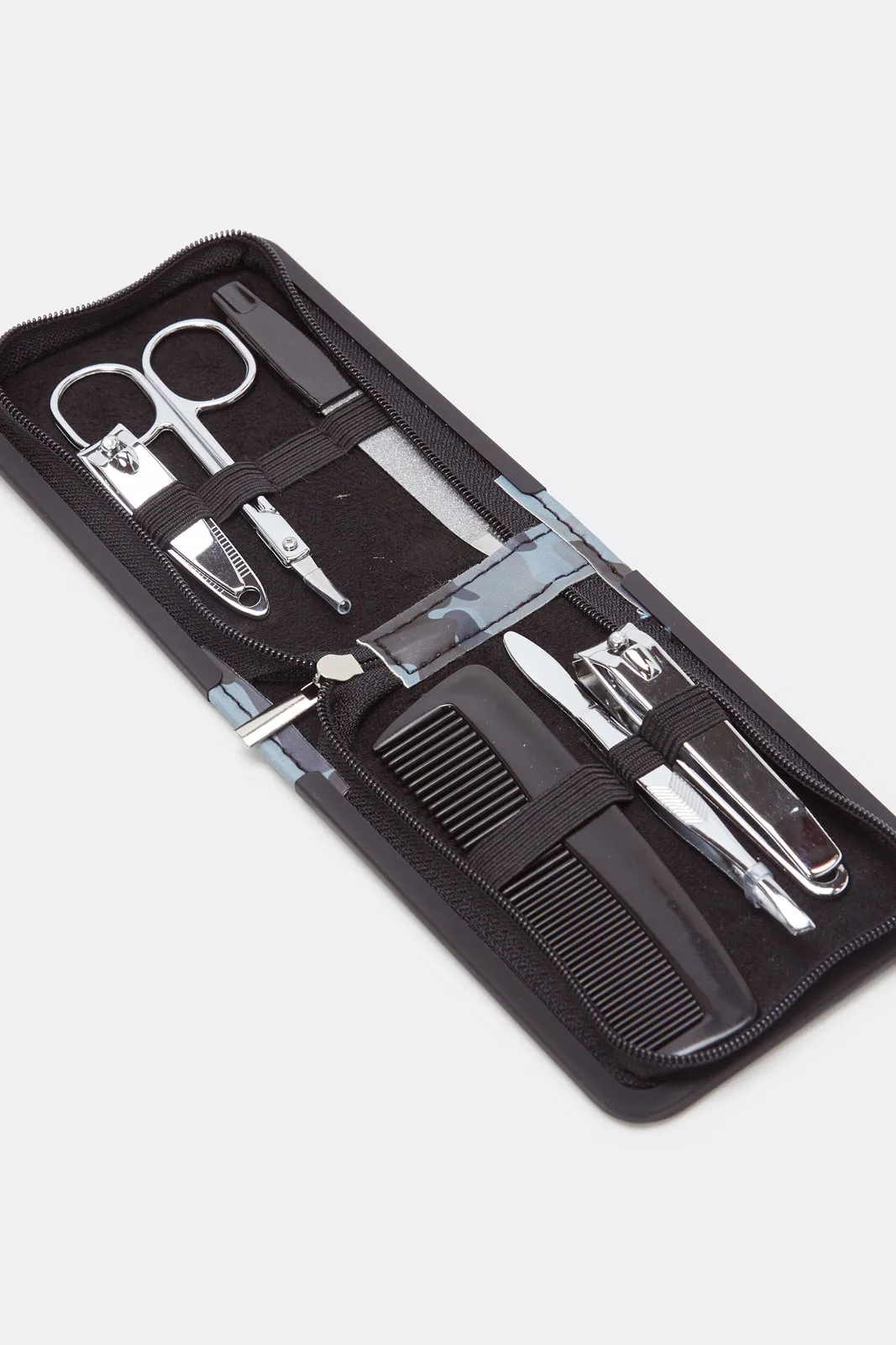 Women Silver Plain Manicure Set (6 Piece)